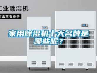 常見(jiàn)問(wèn)題家用除濕機(jī)十大名牌是哪些呢？