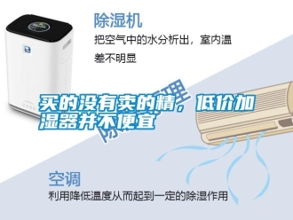 行業(yè)新聞買的沒有賣的精，低價加濕器并不便宜