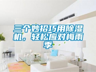 行業(yè)新聞三個妙招巧用除濕機，輕松應對梅雨季