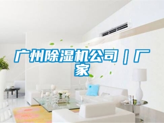 企業(yè)新聞廣州除濕機公司｜廠家