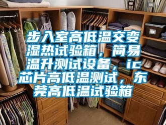 常見問題步入室高低溫交變濕熱試驗箱，簡易溫升測試設(shè)備，ic芯片高低溫測試，東莞高低溫試驗箱