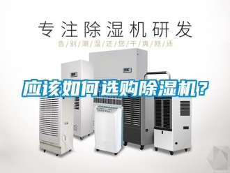 常見問題應(yīng)該如何選購除濕機？