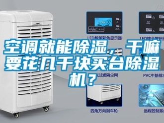 行業(yè)新聞空調(diào)就能除濕，干嘛要花幾千塊買(mǎi)臺(tái)除濕機(jī)？