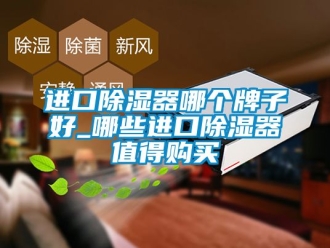 行業(yè)新聞進(jìn)口除濕器哪個(gè)牌子好_哪些進(jìn)口除濕器值得購(gòu)買