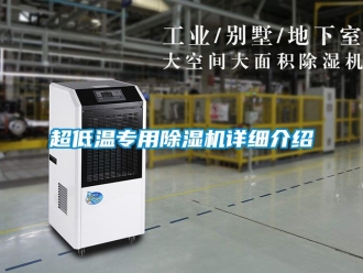 企業(yè)新聞超低溫專用除濕機詳細介紹