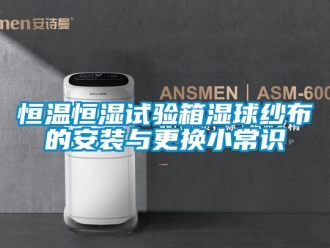 知識百科恒溫恒濕試驗箱濕球紗布的安裝與更換小常識