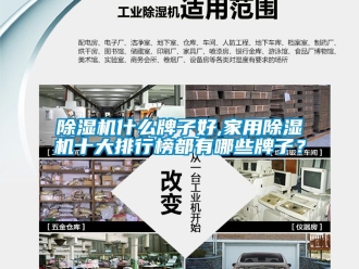 常見問題除濕機什么牌子好,家用除濕機十大排行榜都有哪些牌子？