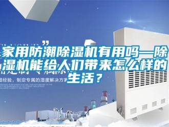常見問題家用防潮除濕機有用嗎—除濕機能給人們帶來怎么樣的生活？