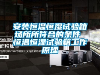 常見問題安裝恒溫恒濕試驗箱場所所符合的條件 恒溫恒濕試驗箱工作原理