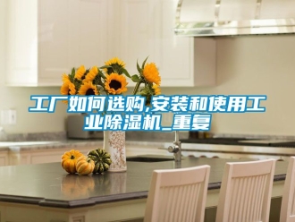 常見問題工廠如何選購,安裝和使用工業除濕機_重復
