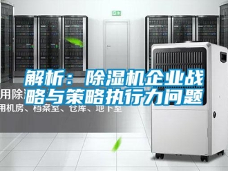常見問題解析：除濕機(jī)企業(yè)戰(zhàn)略與策略執(zhí)行力問題