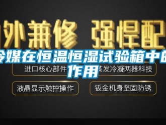 知識百科冷媒在恒溫恒濕試驗箱中的作用