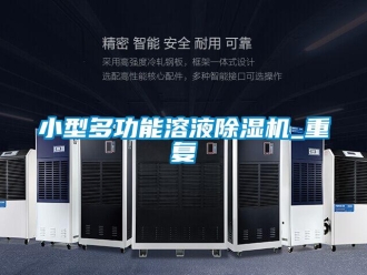 行業(yè)新聞小型多功能溶液除濕機_重復