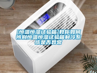 常見問題[恒溫恒濕試驗箱]教你如何辨別恒溫恒濕試驗箱制冷系統是否異常