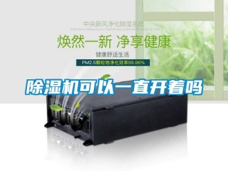 行業新聞除濕機可以一直開著嗎