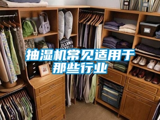 企業(yè)新聞抽濕機常見適用于那些行業(yè)