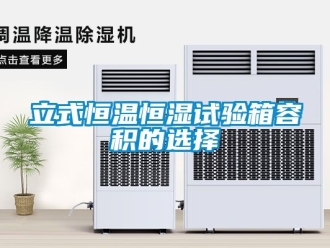 知識百科立式恒溫恒濕試驗箱容積的選擇
