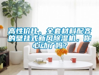 常見問題高性價比、全套材料配齊的壁掛式新風除濕機，你心動了嗎？