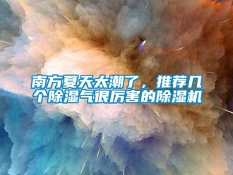 行業(yè)新聞南方夏天太潮了，推薦幾個除濕氣很厲害的除濕機(jī)