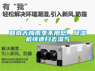 行業(yè)新聞回南天梅雨季不用愁，除濕機(jī)快速掃去濕氣