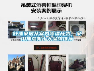 企業(yè)新聞舒適家居從室內(nèi)除濕開始，家用抽濕機(jī)十大品牌推薦