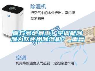 行業(yè)新聞南方多地暴雨！空調(diào)能除濕為啥還用除濕機(jī)？_重復(fù)