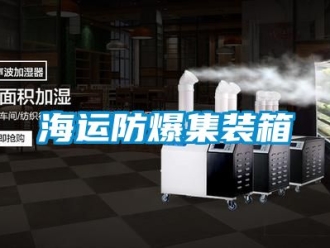 企業新聞海運防爆集裝箱