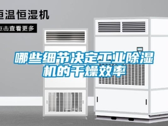 行業(yè)新聞哪些細節(jié)決定工業(yè)除濕機的干燥效率
