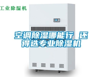 行業新聞空調除濕哪能行 還得選專業除濕機