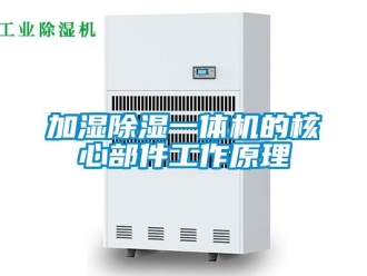 行業新聞加濕除濕一體機的核心部件工作原理