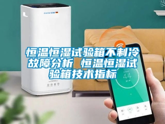 知識百科恒溫恒濕試驗箱不制冷故障分析 恒溫恒濕試驗箱技術(shù)指標