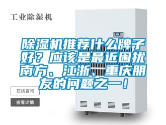 行業新聞除濕機推薦什么牌子好？應該是最近困擾南方、江浙、重慶朋友的問題之一！