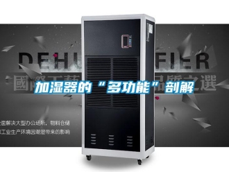 行業新聞加濕器的“多功能”剖解