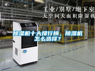 行業新聞除濕機十大排行榜，除濕機怎么選擇？