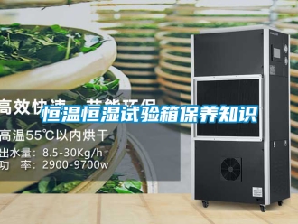 知識百科恒溫恒濕試驗箱保養(yǎng)知識
