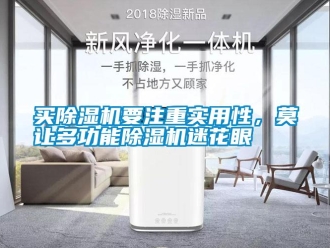 行業(yè)新聞買除濕機(jī)要注重實(shí)用性，莫讓多功能除濕機(jī)迷花眼