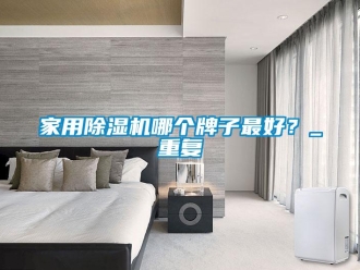 常見問題家用除濕機哪個牌子最好？_重復