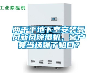 常見問題兩千平地下室安裝氧風新風除濕機，客戶竟當場爆了粗口？