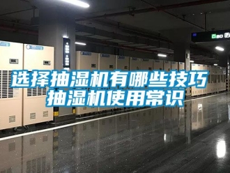 企業新聞選擇抽濕機有哪些技巧 抽濕機使用常識