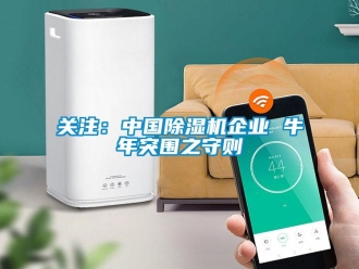 行業新聞關注：中國除濕機企業 牛年突圍之守則