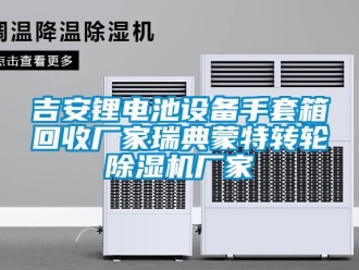 企業新聞吉安鋰電池設備手套箱回收廠家瑞典蒙特轉輪除濕機廠家