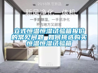 知識百科立式恒溫恒濕試驗箱報價的常見問題 如何挑選購買恒溫恒濕試驗箱