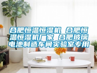 知識百科合肥恒溫恒濕機 合肥恒溫恒濕機廠家 合肥玻璃電池制造車間實驗室專用