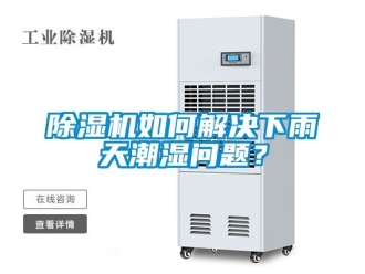 行業(yè)新聞除濕機如何解決下雨天潮濕問題？