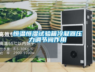 知識百科恒溫恒濕試驗箱冷凝器壓力調節閥作用