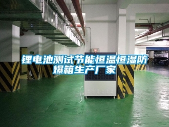 知識百科鋰電池測試節(jié)能恒溫恒濕防爆箱生產廠家