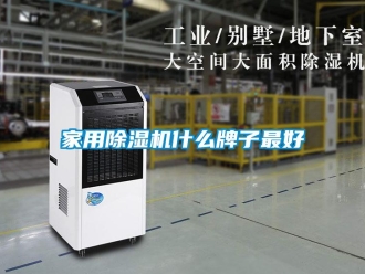 常見問題家用除濕機什么牌子最好