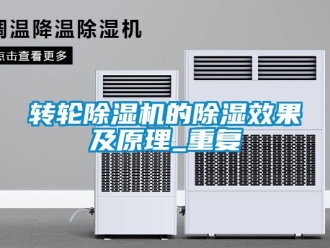 常見問題轉輪除濕機的除濕效果及原理_重復