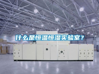 知識百科什么是恒溫恒濕實驗室？