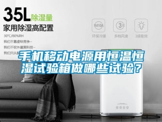 知識百科手機(jī)移動電源用恒溫恒濕試驗箱做哪些試驗？